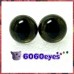 1 pair Brassy Black Hand Painted Safety Eyes Plastic eyes Animal eyes Amigurumi eyes